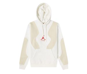 Buy Jordan x Off-White Logo-Print Hoodie Sail White University Red at Sasom – Authentic and Ready to Ship