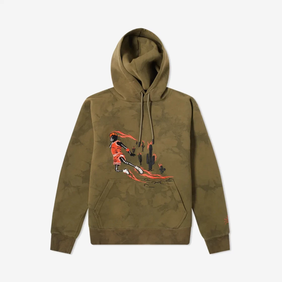 travis scott jordan washed suede hoodie olive
