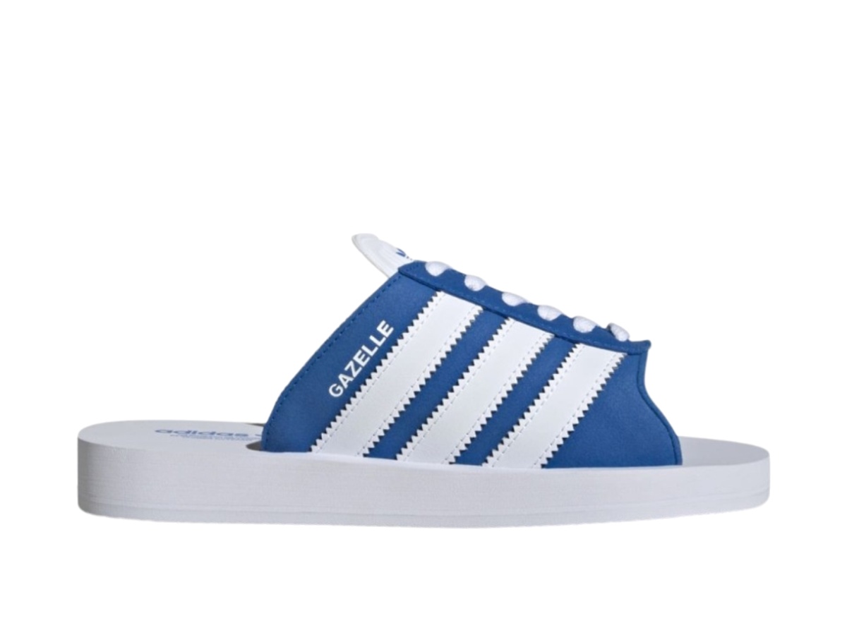 adidas Gazelle Beach Slides Bluebird