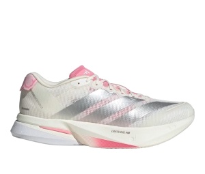 Buy adidas Adizero Boston 13 Core White Silver Metallic Bliss Pink at Sasom – Authentic and Ready to Ship