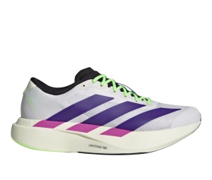 Buy adidas Adizero Evo SL White Collegiate Purple Lime Burst at Sasom – Authentic and Ready to Ship