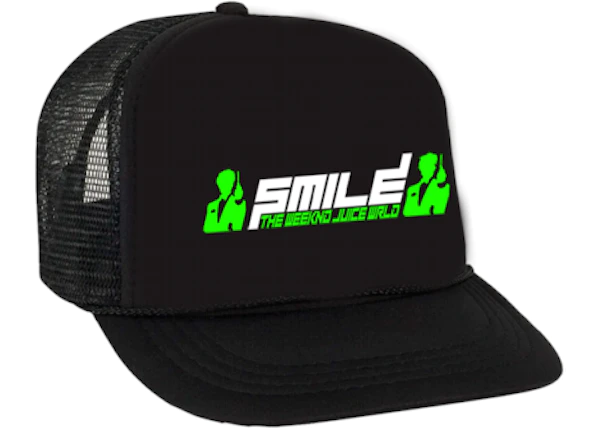 Buy Juice Wrld x XO x Vlone Double Agent Trucker Hat Black at Sasom – Authentic and Ready to Ship