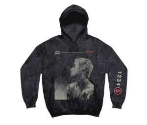 Buy Justin Bieber Changes Silhouette Hoodie Washed Black at Sasom – Authentic and Ready to Ship