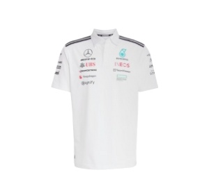 Buy adidas Mercedes - Amg Petronas Formula One Team Polo Shirt Men's White Melange Black at Sasom – Authentic and Ready to Ship
