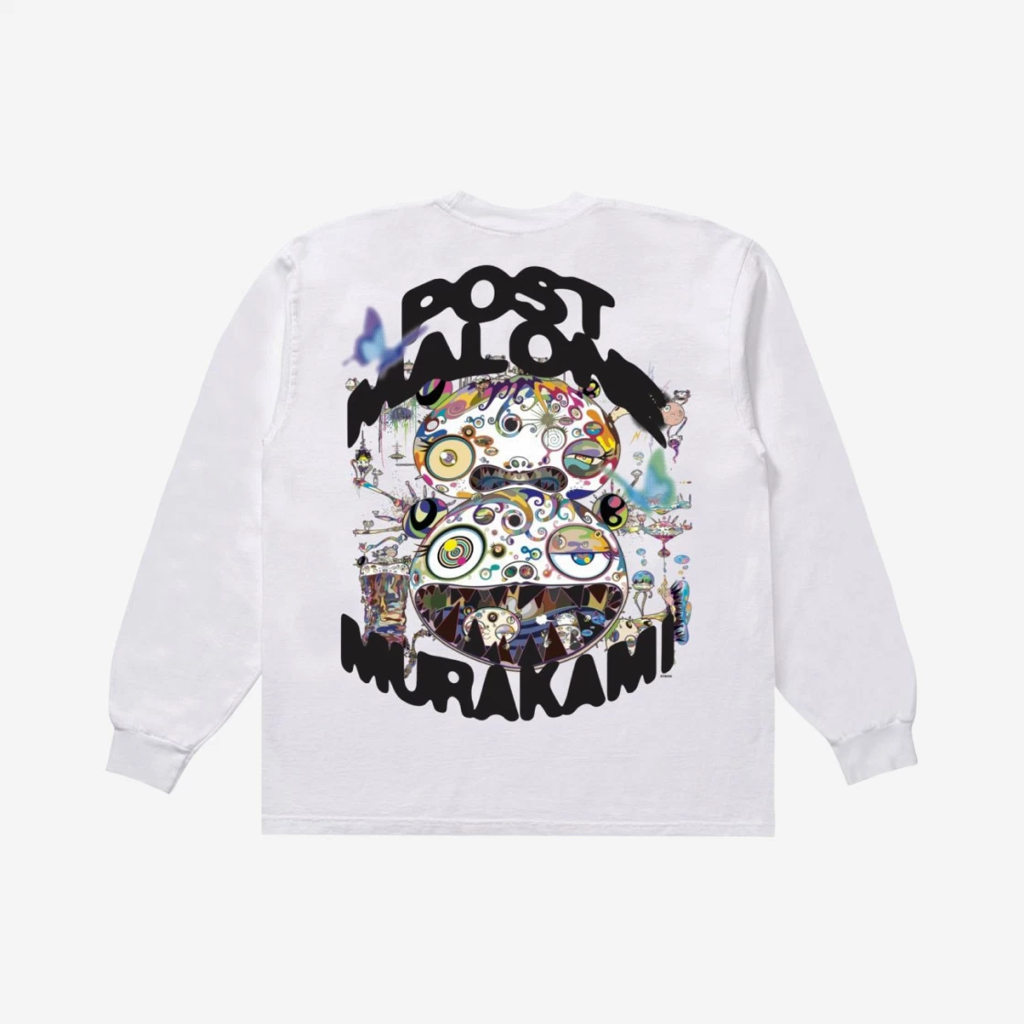 https://d2cva83hdk3bwc.cloudfront.net/kaikai-kiki-x-post-malone-choose-your-side-long-sleeve-t-shirt-white-2.jpg