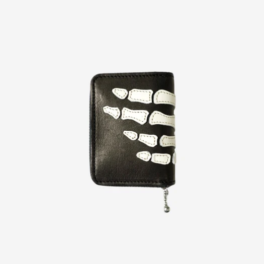 Buy Kapital Thumbs Up Bone Hand Zip Mini Wallet Black at Sasom – Authentic and Ready to Ship