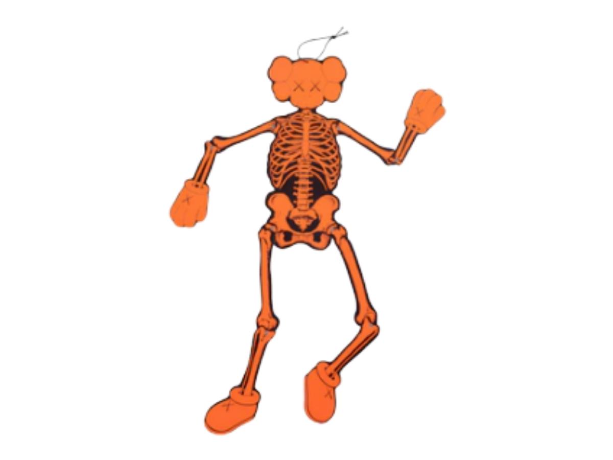 KAWS Skeleton Board Cutout Ornament Orange | ของแท้