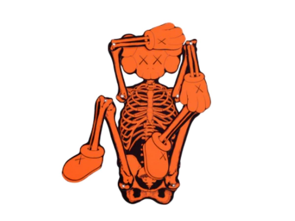 ポスター KAWS Skeleton Board Cutout Ornament KAWS (カウズ) / KAWS SKELETON BOARD CUTOUT ORNAMENT / BONE