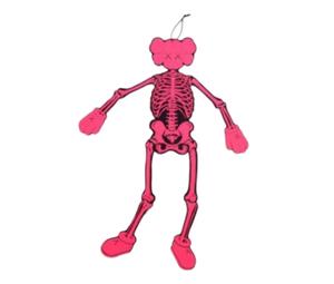 ポスター KAWS Skeleton Board Cutout Ornament KAWS Skeleton Board Cutout Ornament Orange | ของแท้