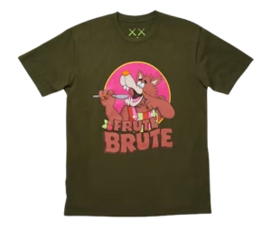 Buy Kaws x Monsters Frute Brute T-Shirt Olive at Sasom – Authentic and Ready to Ship
