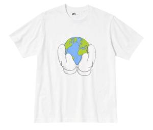 Kaws x Uniqlo Peace For All Short-Sleeve Graphic T-Shirt White