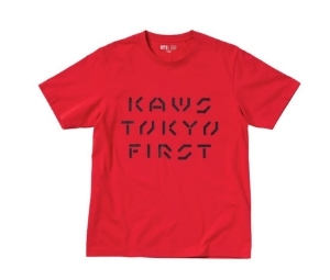 KAWS x Uniqlo Tokyo First Tee (Japanese Sizing) Red