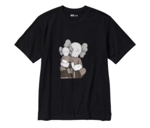 KAWS x Uniqlo UT Short Sleeve Graphic T-Shirt Black
