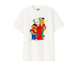 Buy KAWS x Uniqlo x Sesame Street Group Tee White at Sasom – Authentic and Ready to Ship