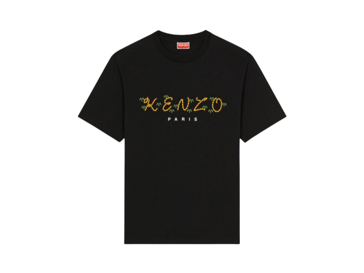 Kenzo Tiger Tail K'Relax T-Shirt Black