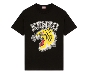 Kenzo Tiger Varsity Oversize T-Shirt Black