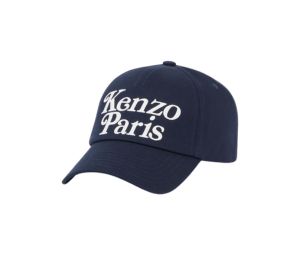 Kenzo Utility Cotton Cap Navy Blue