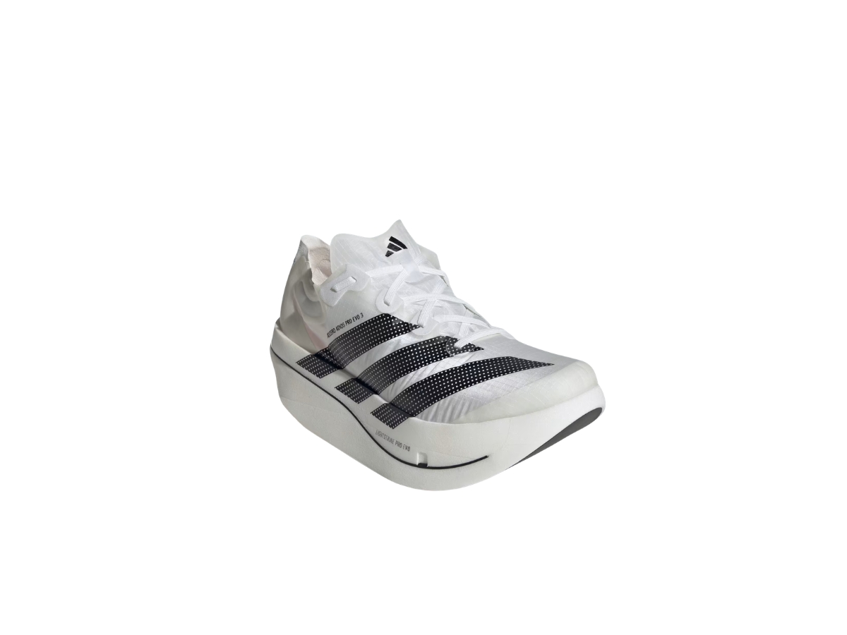 adidas Adidas Adizero Adios Pro Evo 3 Cloud White Core Black Solar Turbo - view 3