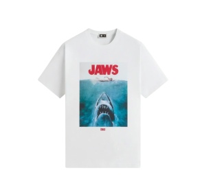 Buy Kith JAWS Main Poster Vintage Tee Bright White at Sasom – Authentic and Ready to Ship