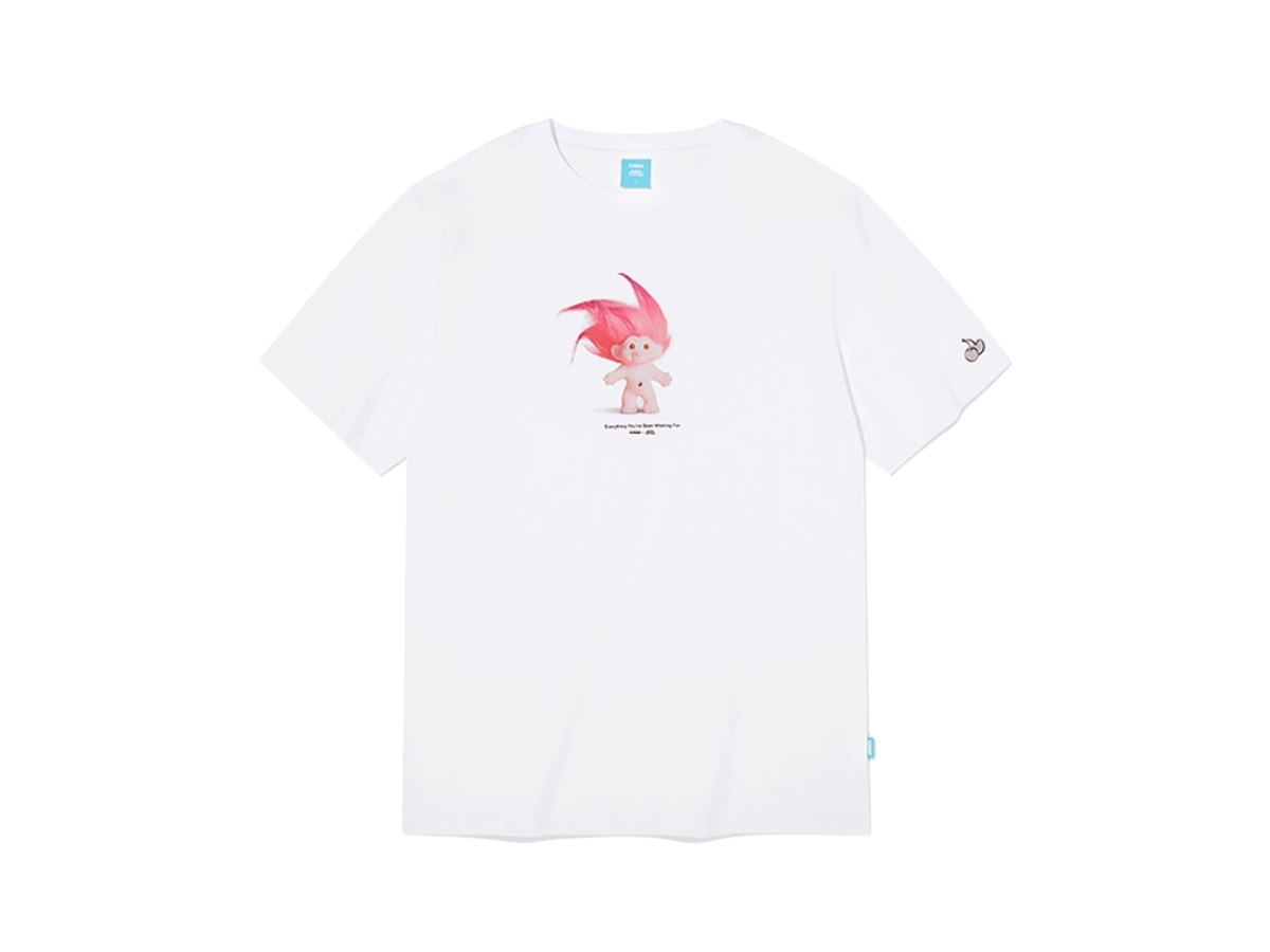 ☆KIRSH☆ Trolls Graphic Crop T-Shirt White KIRSH Trolls Graphic Crop T-Shirt White