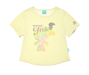 KIRSH Witty Bunny Crop Modal T-Shirt Light Yellow | ของแท้