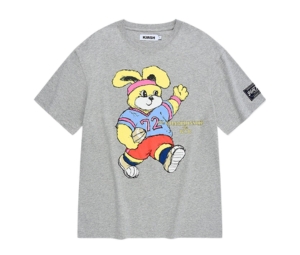 KIRSH Trolls Graphic Loose Fit T-Shirt Melange Gray