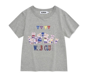 ☆KIRSH☆ Trolls Graphic Crop T-Shirt White KIRSH Trolls Graphic Loose Fit T-Shirt Melange Gray