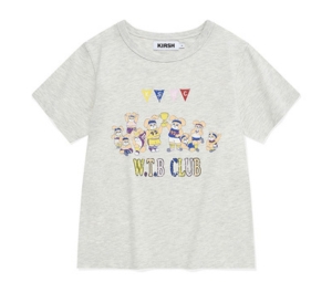 ☆KIRSH☆ Witty Bunny Crop Modal T-Shirt Light Yellow KIRSH Witty Bunny Crop Modal T-Shirt Light Yellow