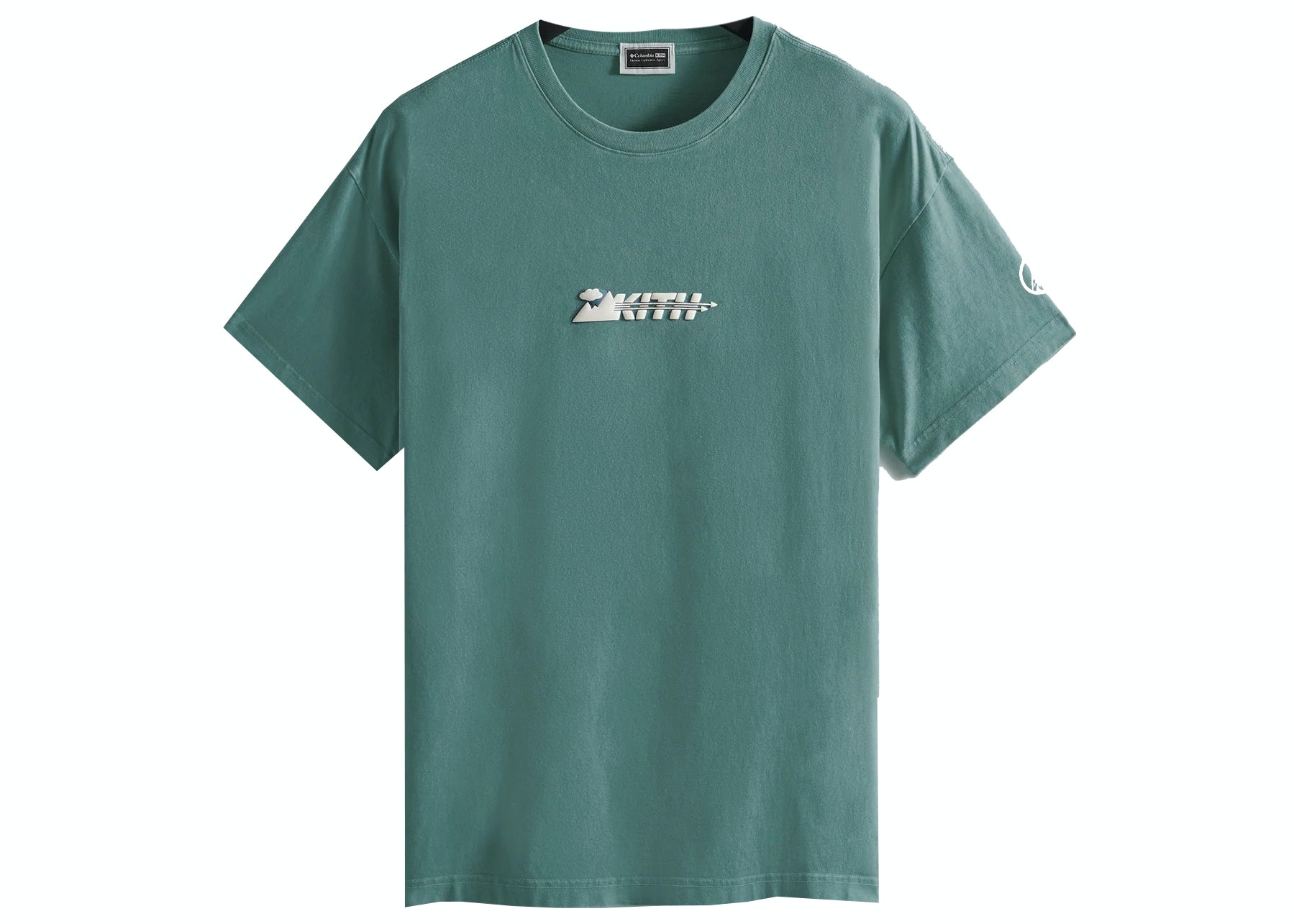 ☆ KITH x Columbia EEA rain tee コラボTシャツ ☆ Buy Kith Columbia Eea Rain Mountain Tee Teal | SASOM