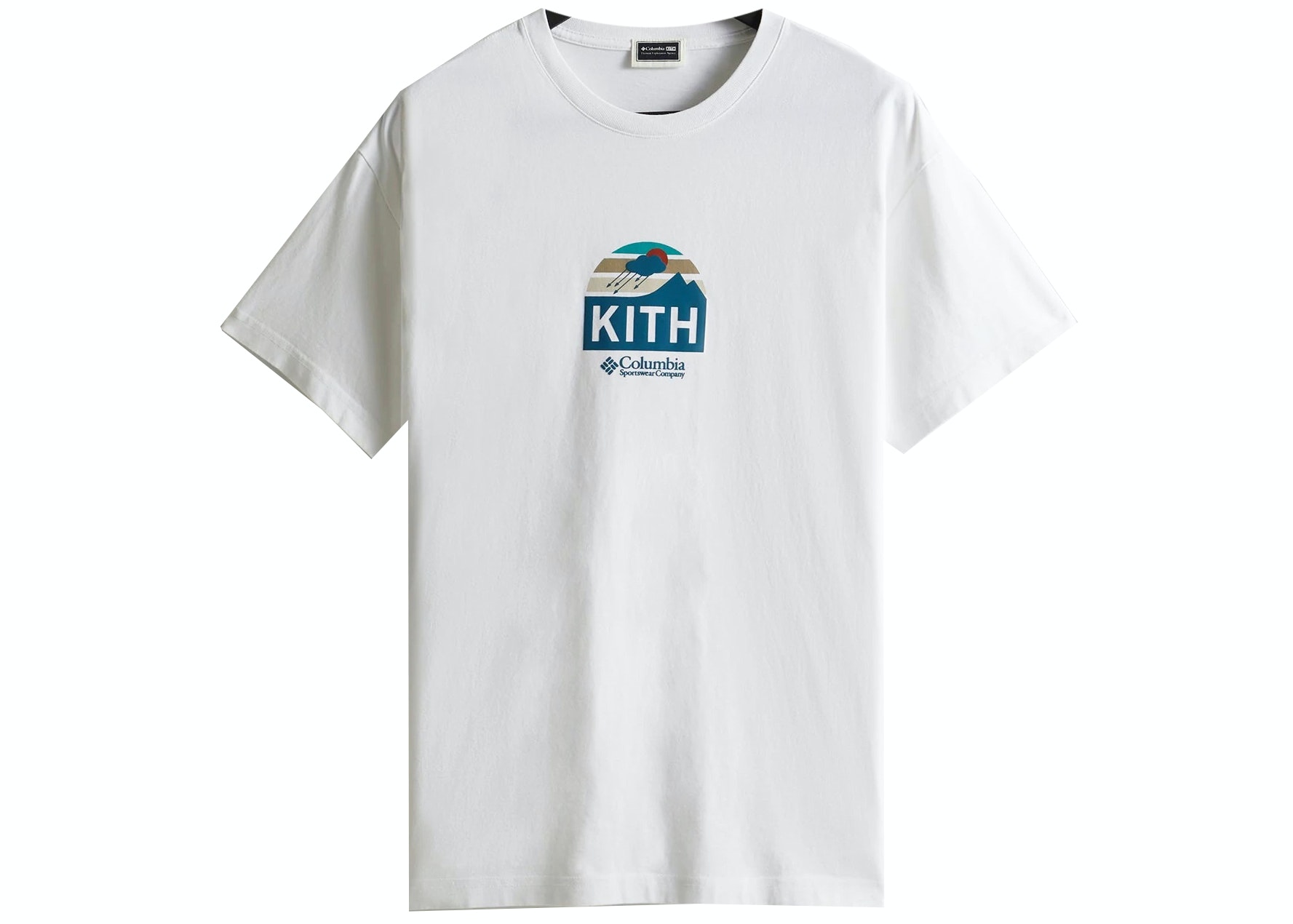 ☆ KITH x Columbia EEA rain tee コラボTシャツ ☆ Kith New York For Columbia Eea Rain White Tee Shirt T-Shirt