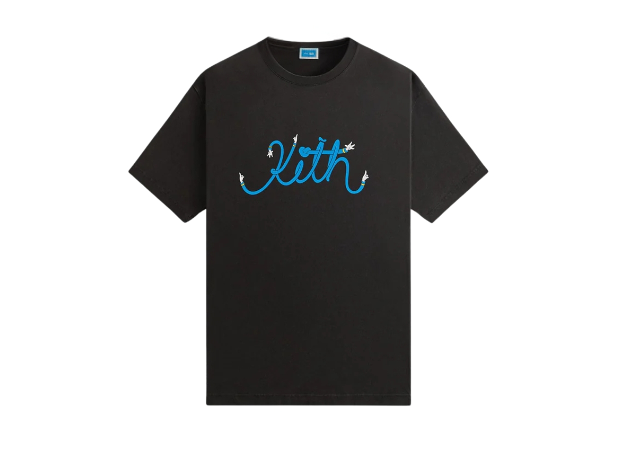 Kith Disney for Donald Duck Arms Vintagw Tee Black