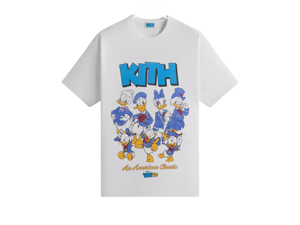 Kith Disney for Donald Duck Family Vintagw Tee White