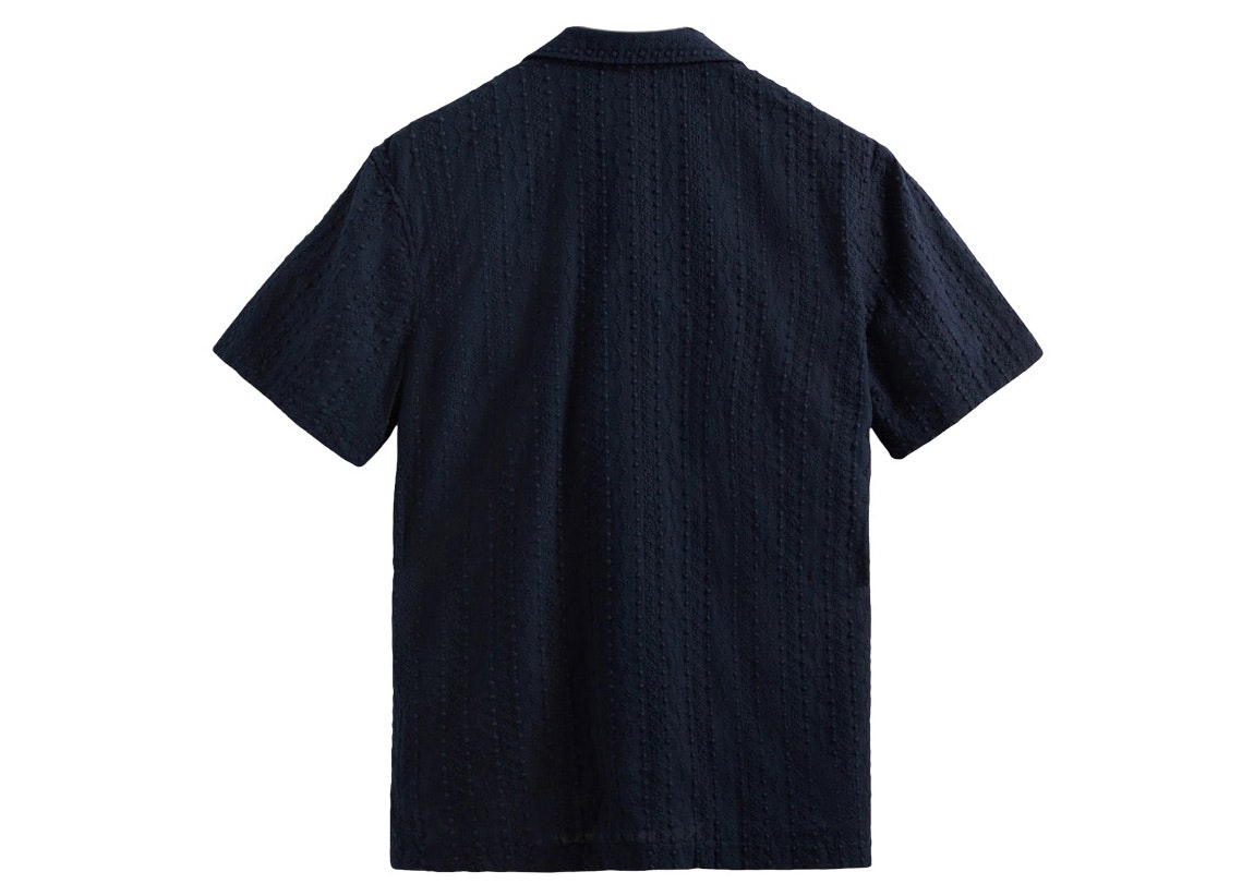 トップス Kith Embroidered Voile Thompson Camp Kith Embroidered Voile Thompson Camp Collar Shirt Nocturnal