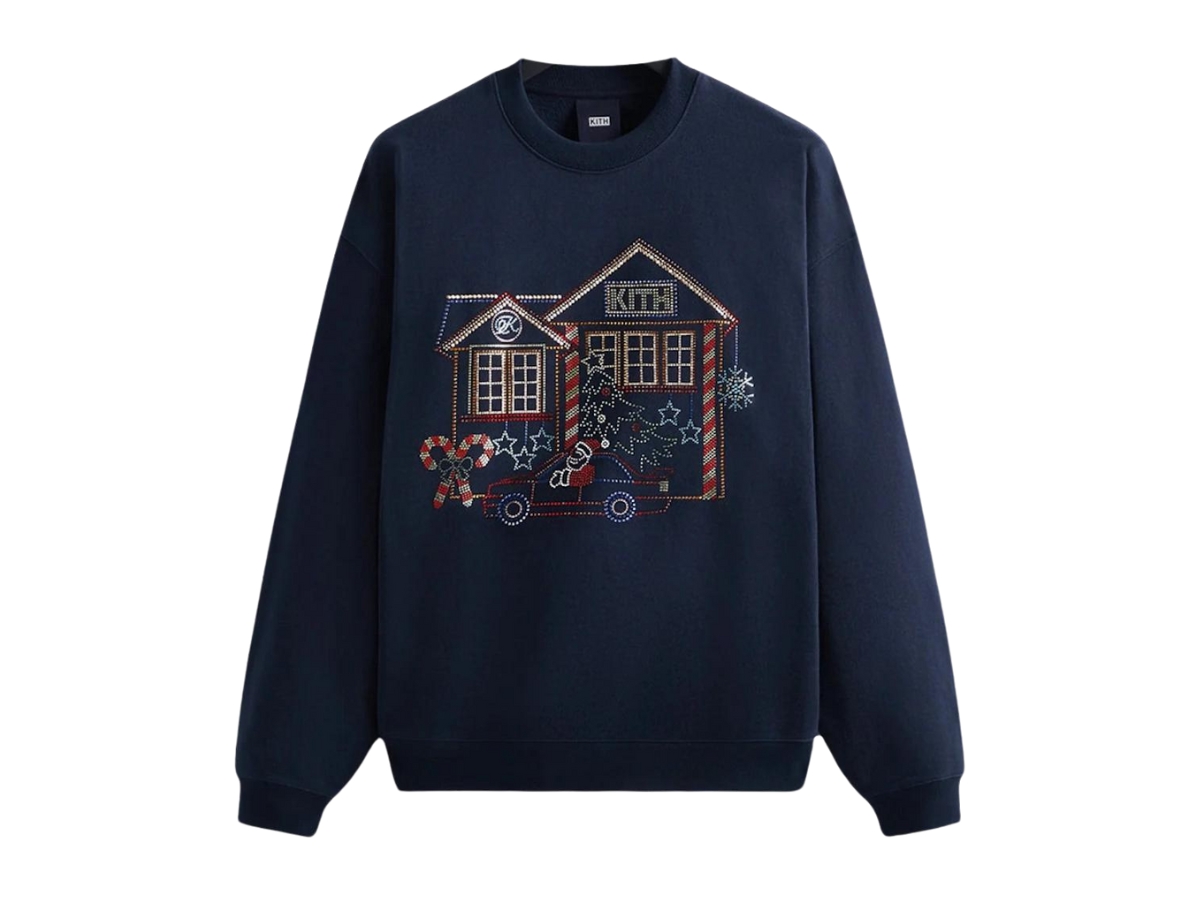 Kith Kithmas Nelson Swarovski Crystals Crewneck Nocturnal