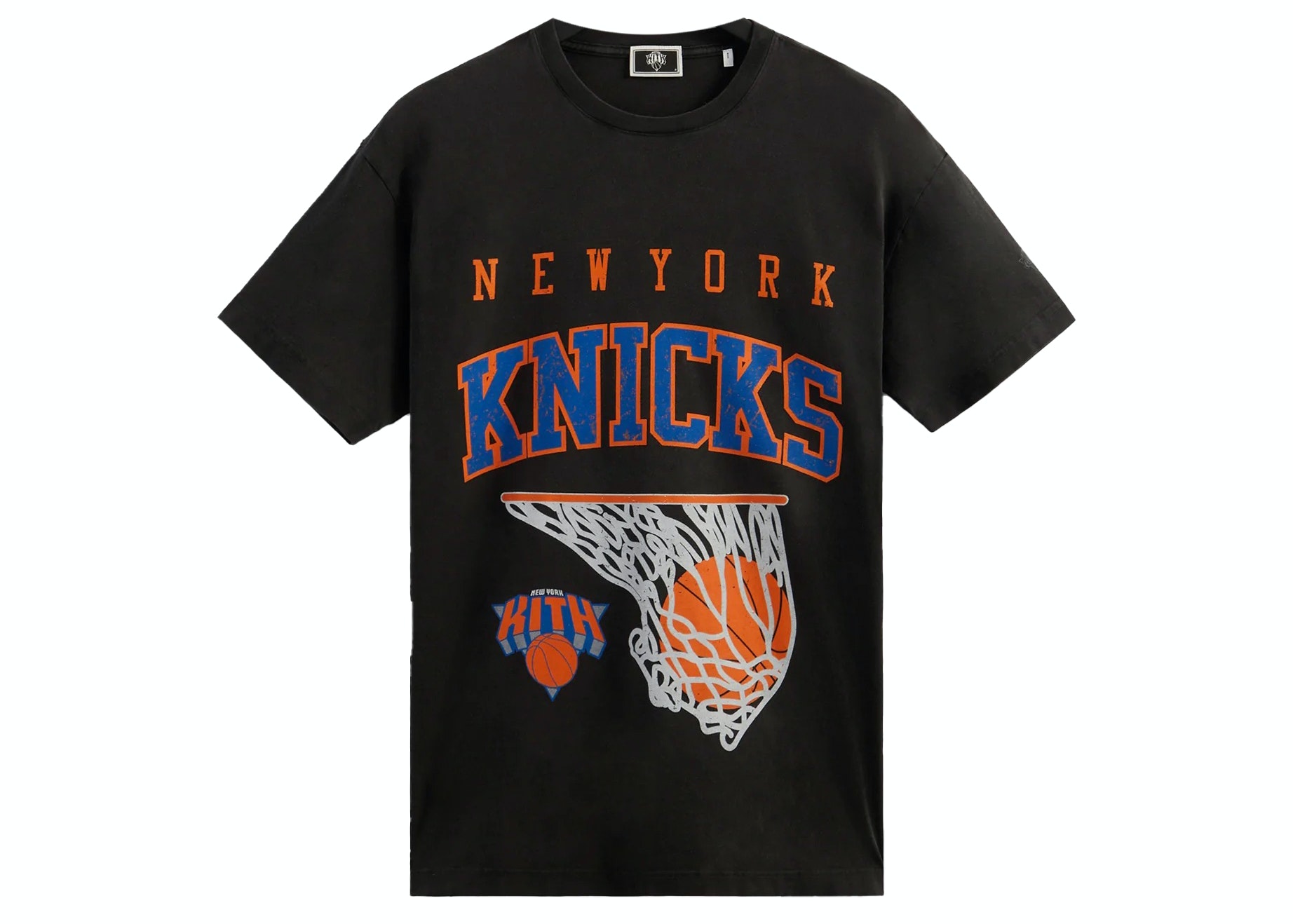 Kith New York Knicks Basketball Vintage Tee Black