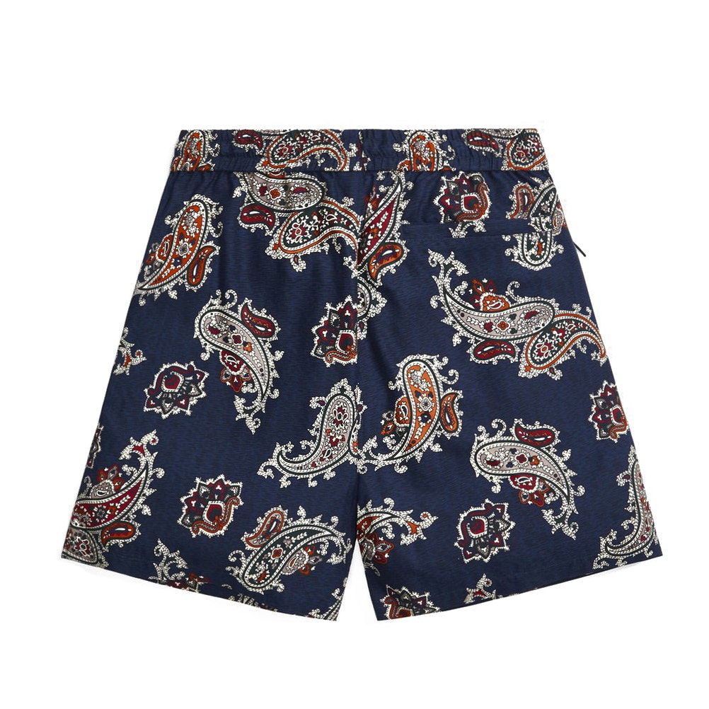 SASOM | apparel Kith Silk Cotton Printed Active Shorts Nocturnal