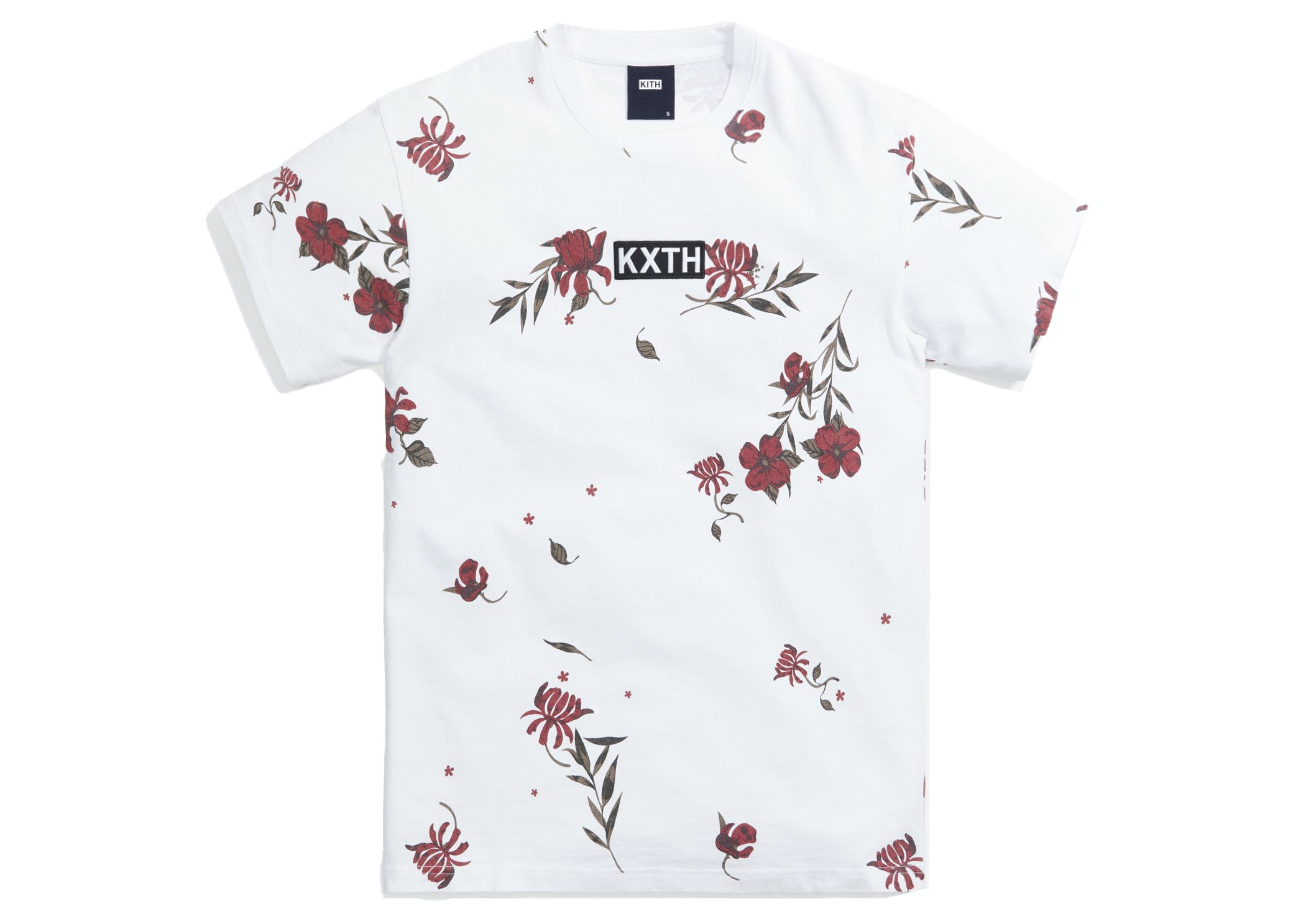 専用 KITH Summer Floral Tシャツ 花柄 M ボックスロゴ Kith Summer Floral Tee White Shop Authentic at SASOM