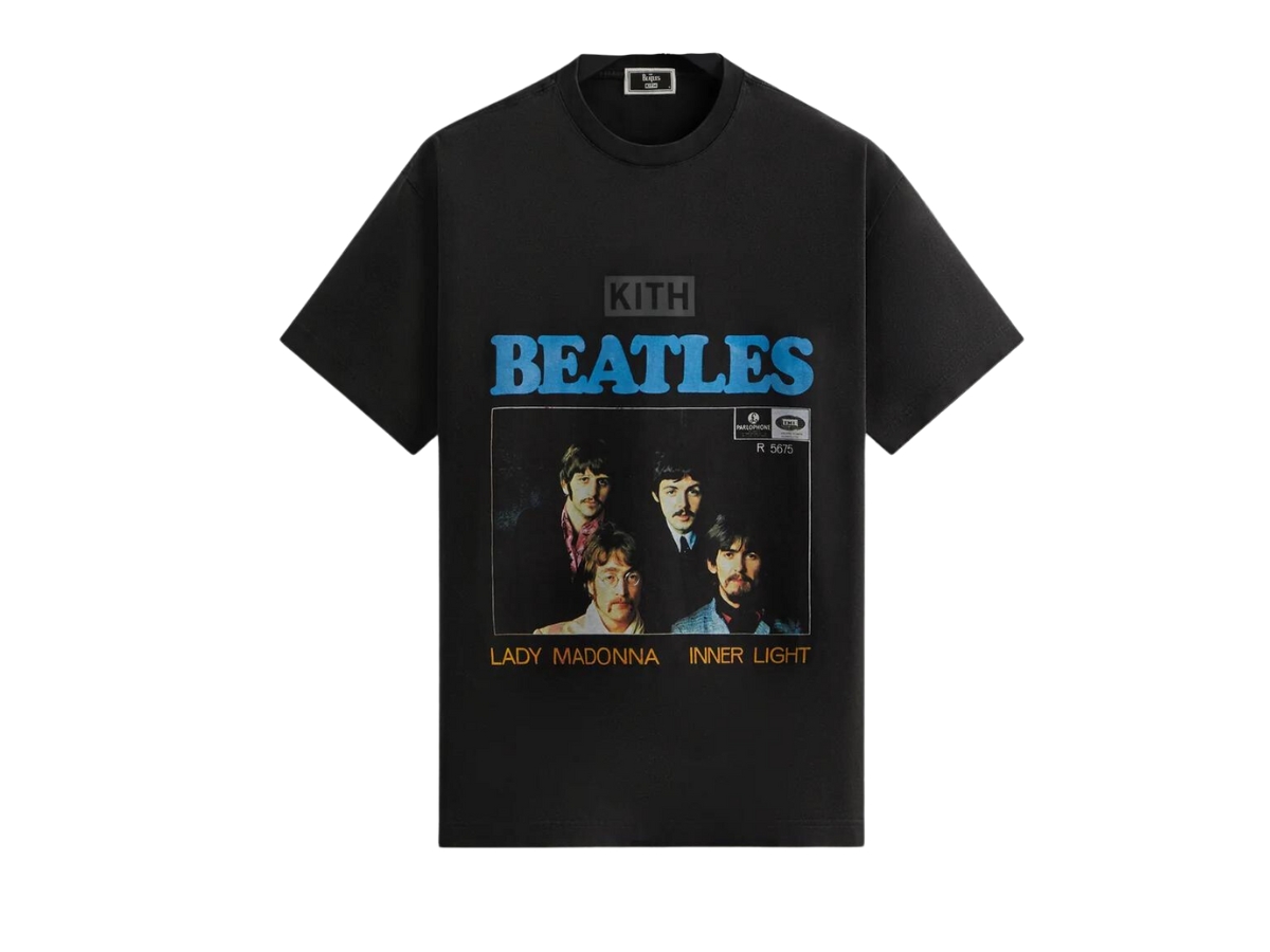 SASOM | เสื้อผ้า Kith The Beatles Inner Light Vintage Tee Black