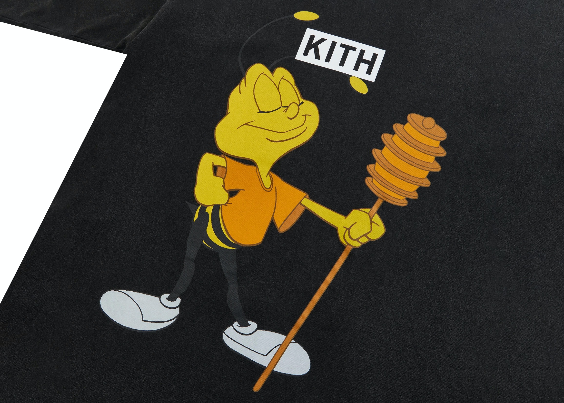 KITH Treats x Cheerios★Buzz Bee クラシックロゴ半袖Tシャツ KITH Treats x Cheerios☆Buzz Bee クラシックロゴ半袖Tシャツ