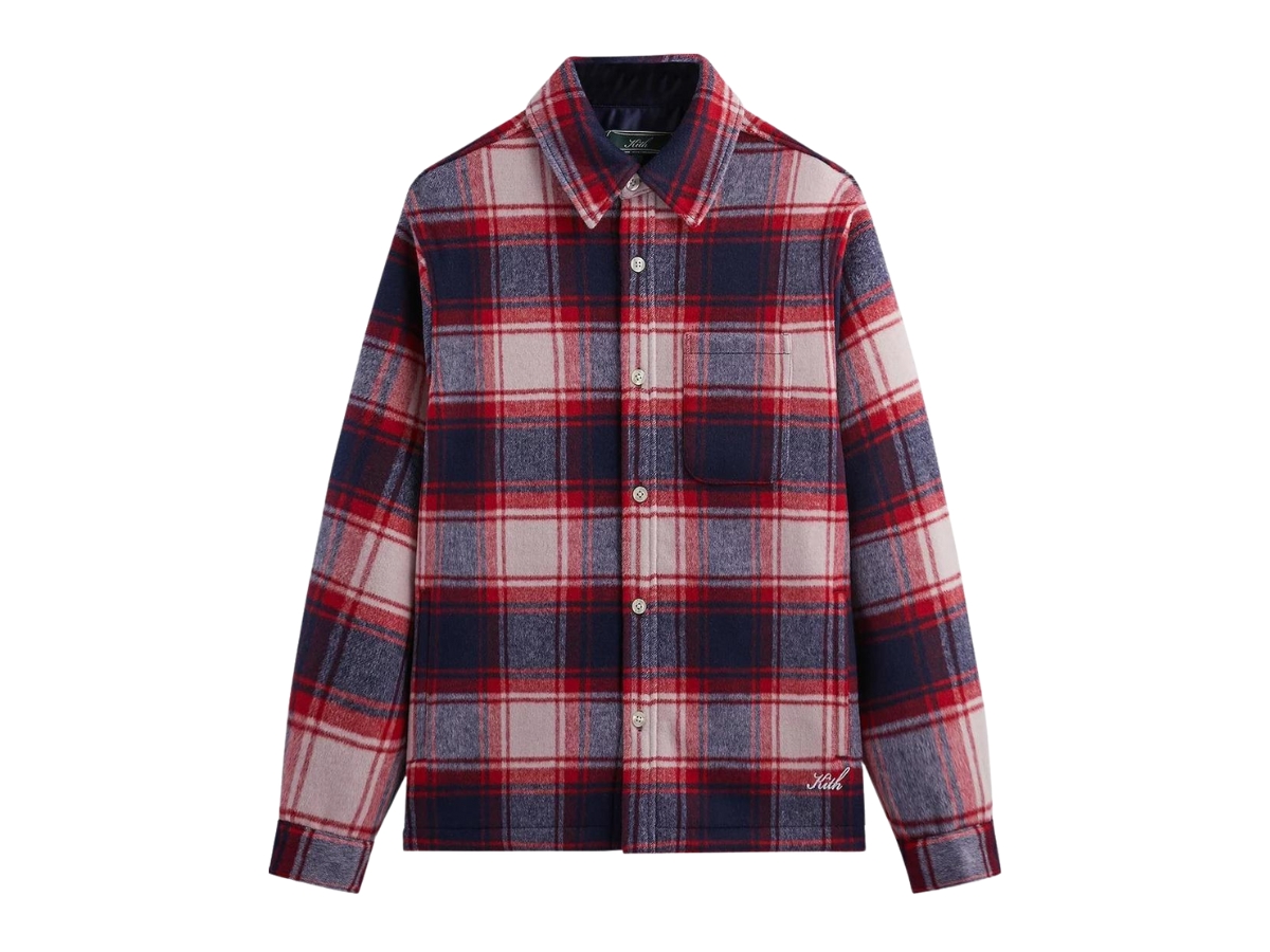 Kith Wool Ginza Shirt Nocturnal Shop Authentic at SASOM