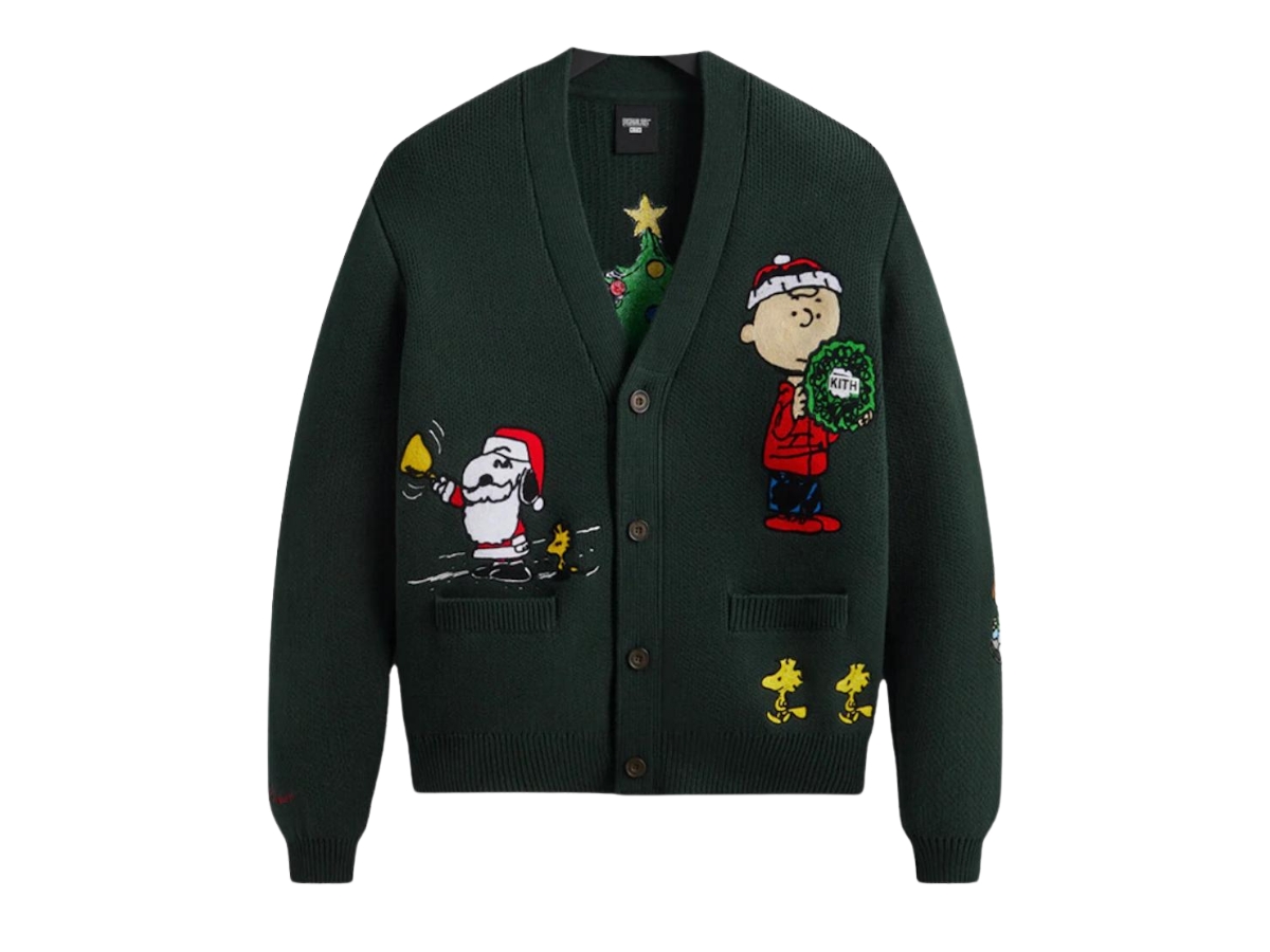 Buy Kith x Peanuts Holiday Cardigan Stadium | SASOM
