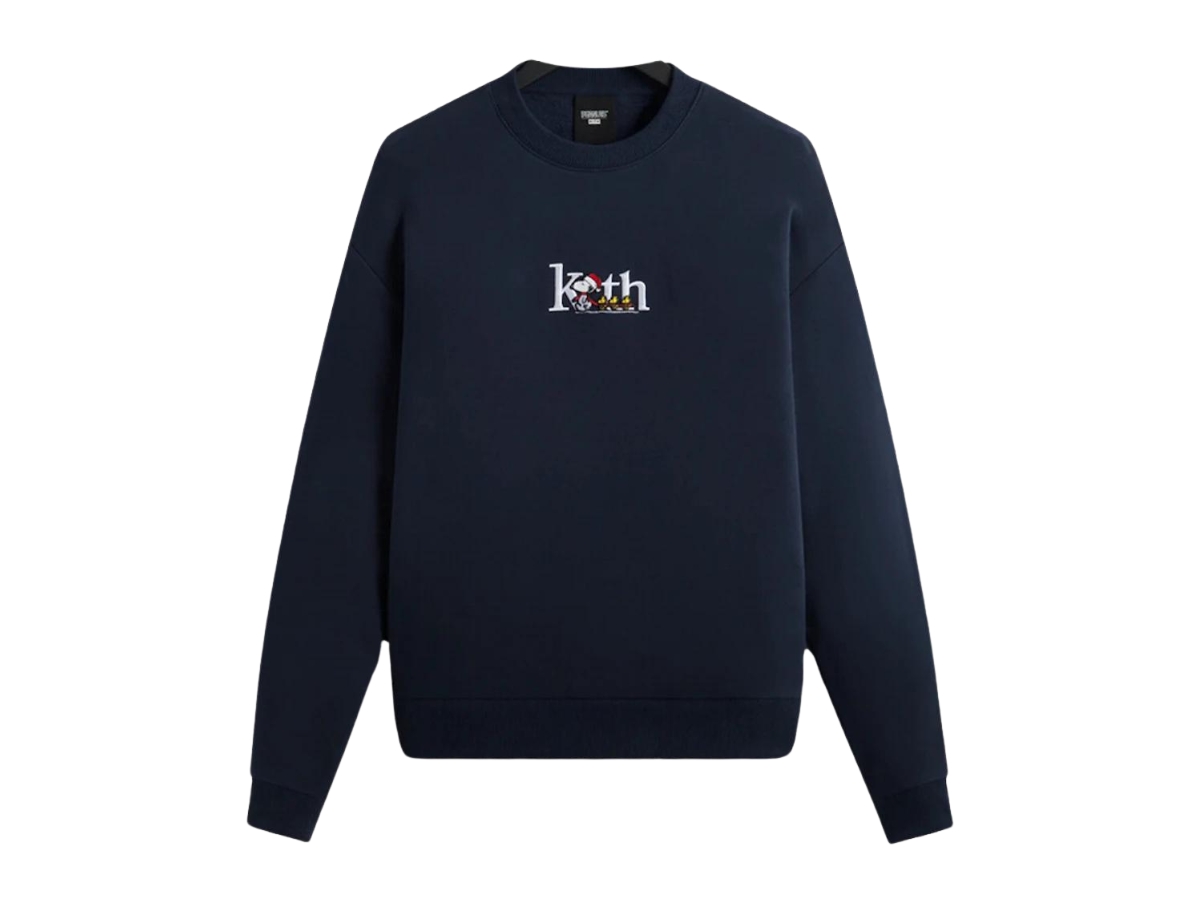 Buy Kith x Peanuts Serif Crewneck Nocturnal | SASOM