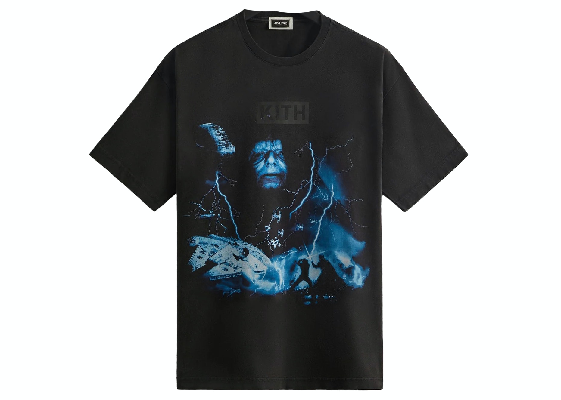 SASOM | เสื้อผ้า Kith x STAR WARS Emperor Vintage Tee Black