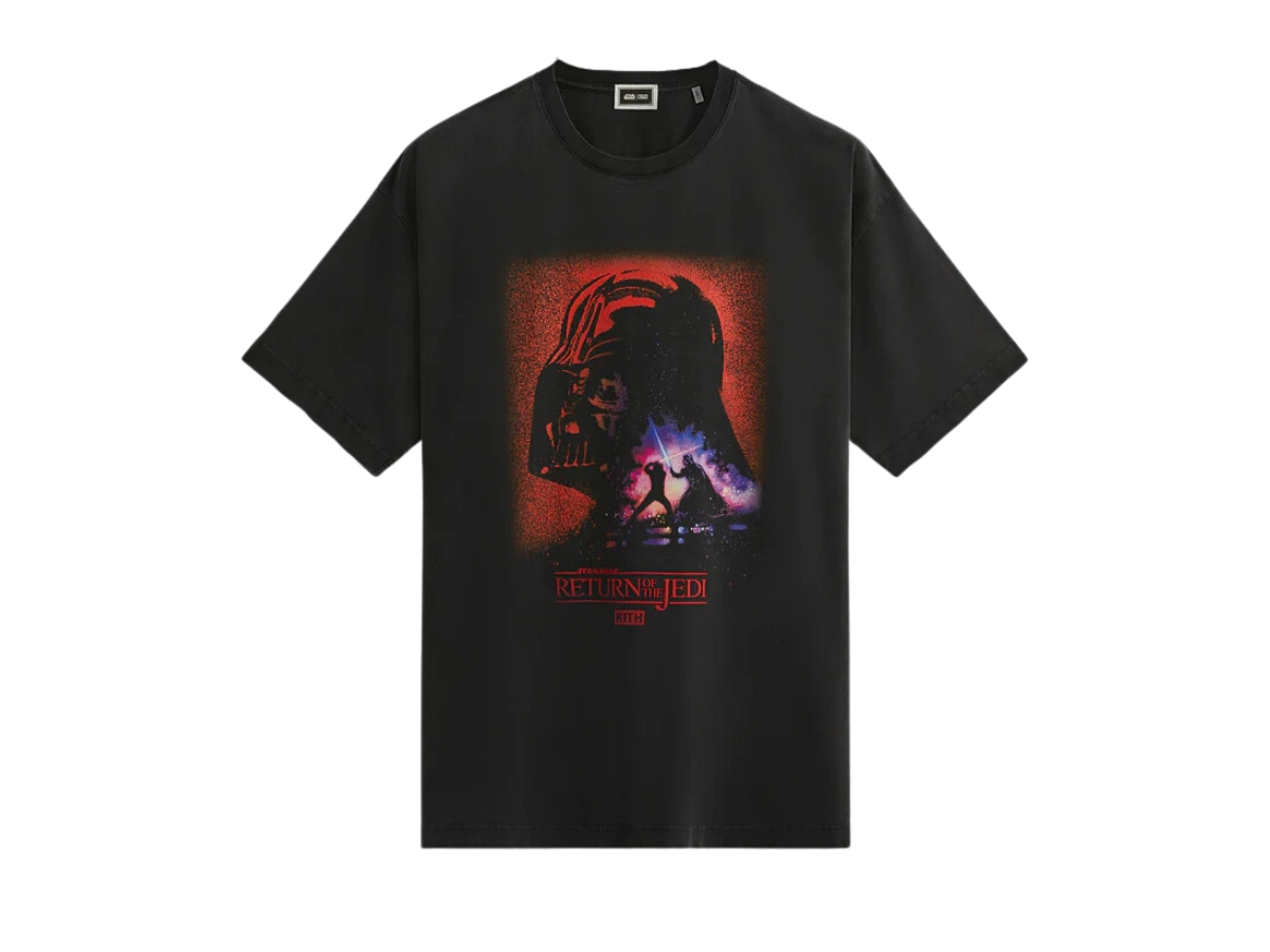 Kith x Star Wars Kith Darth Vader Poster Vintage Tee Black
