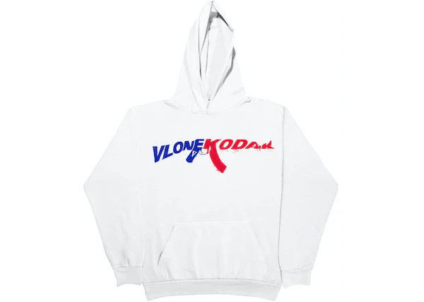 Buy Kodak Black x Vlone 47 Hoodie White at Sasom – Authentic and Ready to Ship