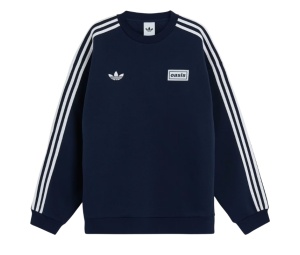 Buy adidas x Oasis Tour Oversized Crew Night Indigo at Sasom – Authentic and Ready to Ship