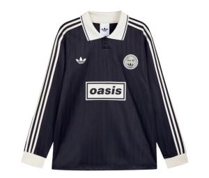 Buy adidas X Oasis Tour Jacquard Stripe Jersey Long Sleeve Black Cream White at Sasom – Authentic and Ready to Ship