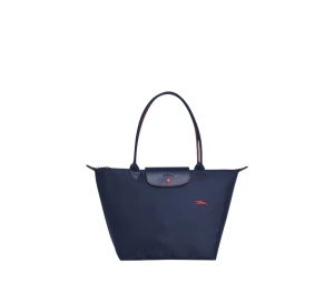 Buy Longchamp Le Pliage Club M Navy Blue at Sasom – Authentic and Ready to Ship