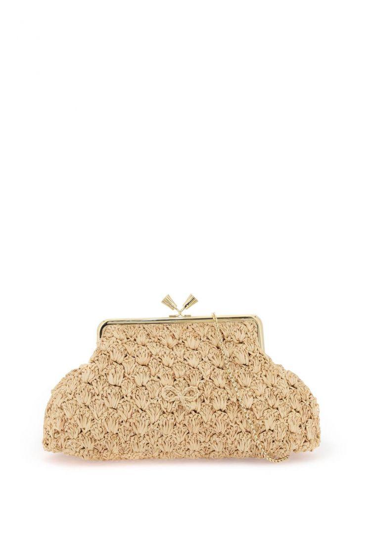 Buy ANYA HINDMARCH Large Maud Bow clutch Anya Hindmarch at Sasom – Authentic and Ready to Ship