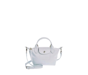 Buy Longchamp Xs Le Pliage Crossbody Bag In Silver Hardware With Light Grey at Sasom – Authentic and Ready to Ship